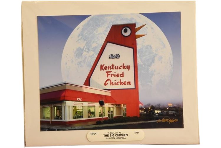Original photo on Fuji “Crystal Archive” of the Big Chicken in Marietta, GA