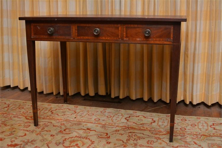 Three Drawer Console Table