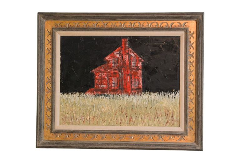 Framed Landscape Signed Sammie 63