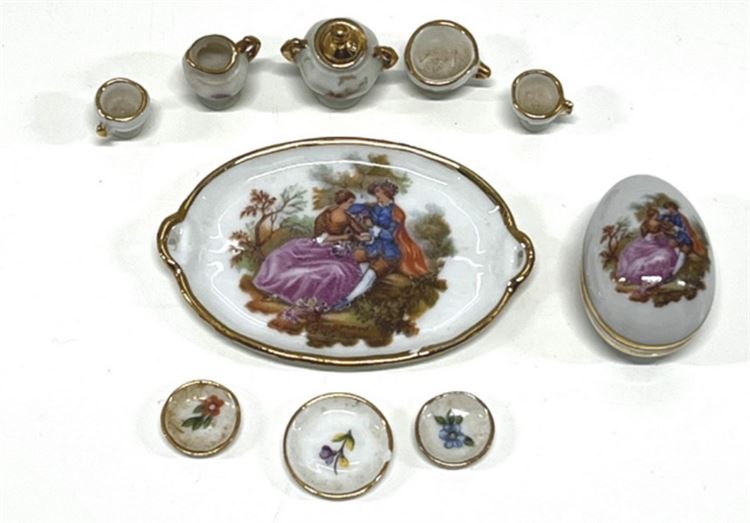 Vintage Miniature Limoges, 11 Pc