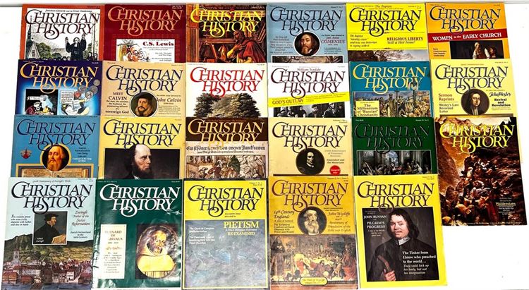 Group Lot of Christian History Magazines, 23 Issues