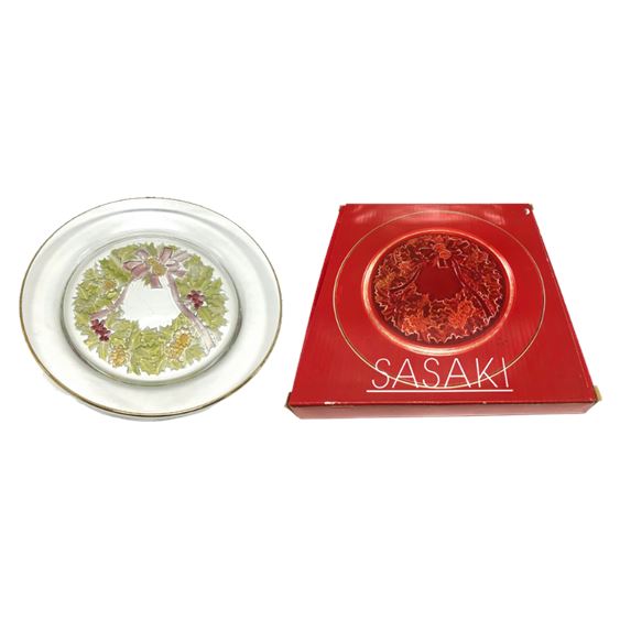 Sasaki Crystal Platter