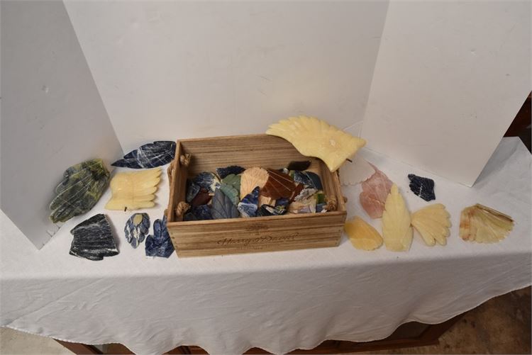 Collection Of Carved Stone Fragments