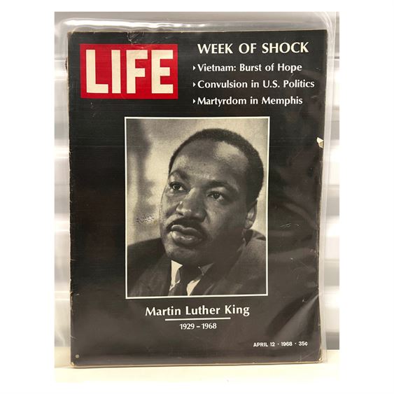 LIFE Magazine Cover: Martin Luther King, April 12, 1968 Issue