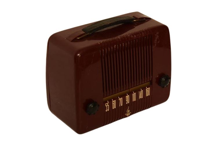 Dark Red Emerson Vintage Radio