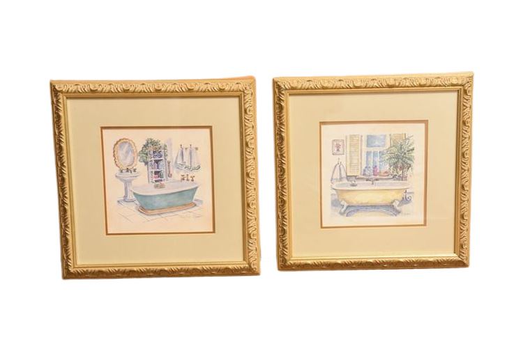 Pair Framed Prints