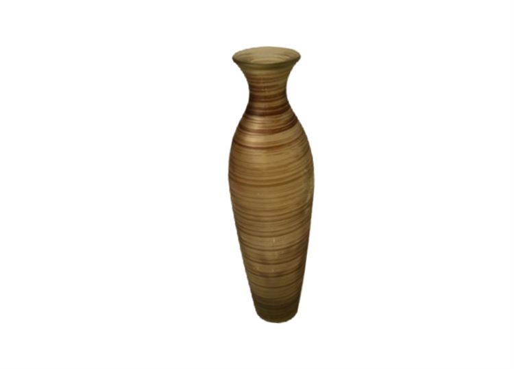 Spiral Pattern Glass Vase