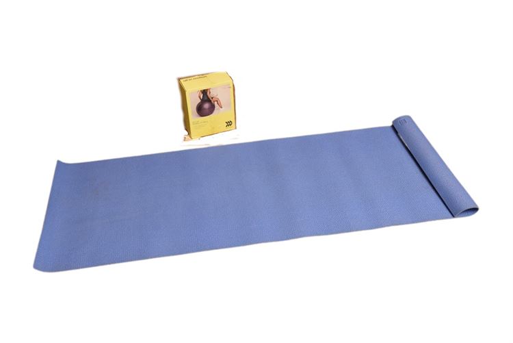 Yoga Mat and Stability Ball