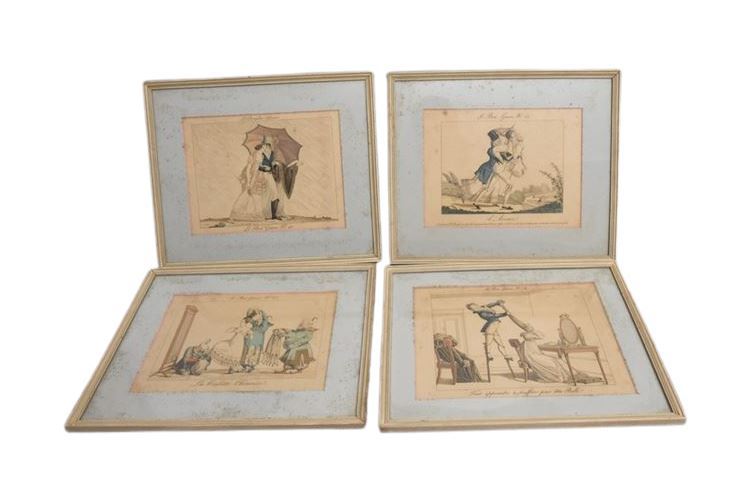 Four (4) Framed Prints