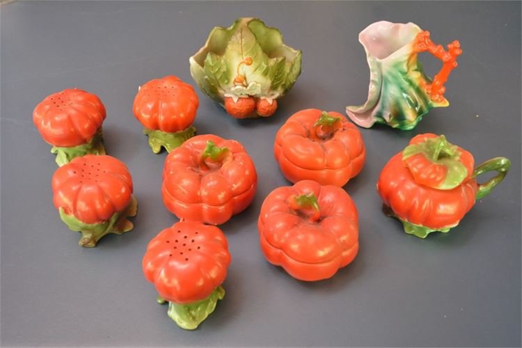 Tomato-Shaped Royal Bayreuth Tableware, Set