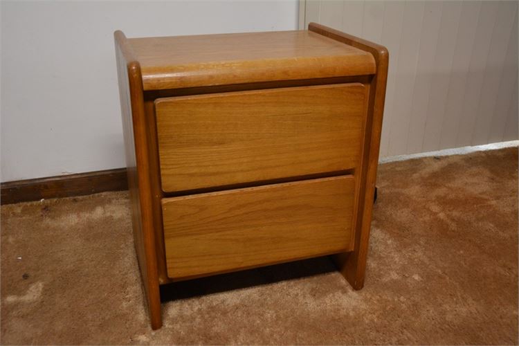 Two Drawer Bedside Chest