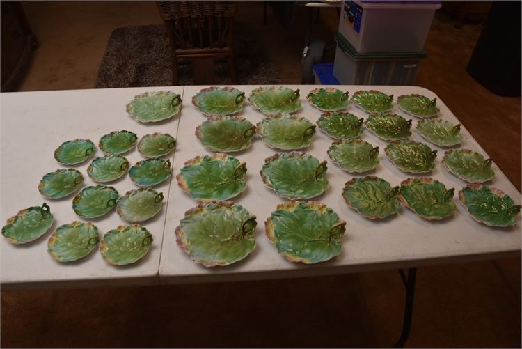 Royal Bayreuth Cabbage Leaf Dishes