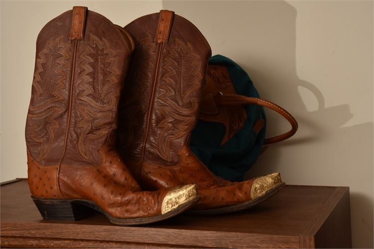 Panhandle Slim Ostrich Boots 10.5