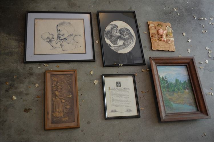 Group Framed Wall Hangings