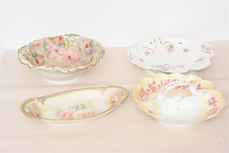 Four (4) Porcelain Dishes