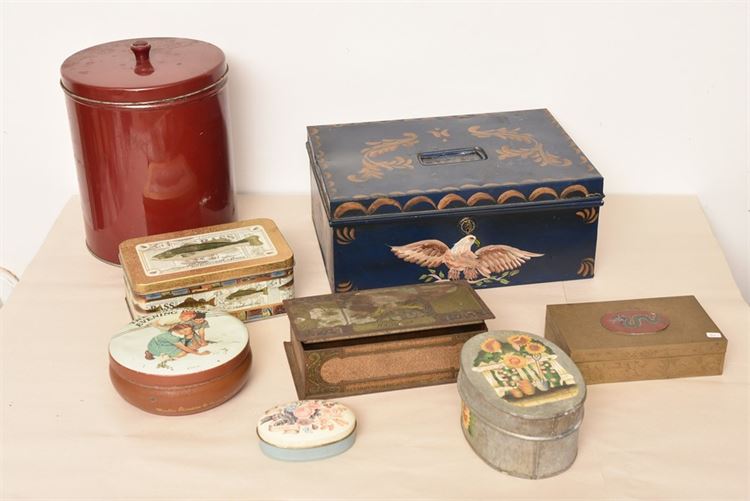 Group Vintage Tins