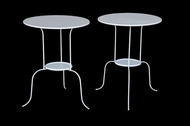Pair Indoor Outdoor Leisure Nordic Style Side Tables