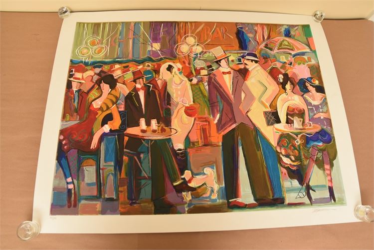 Maimon, Isaac, “La Grande Barre”, limited edition Serigraph in acrylic, signed