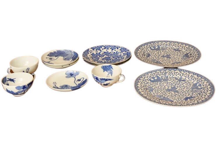 Group Miscellaneous Blue and White China