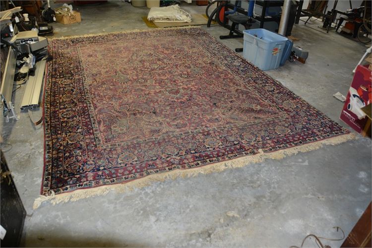 Heavily Worn Handmade Persian Rug