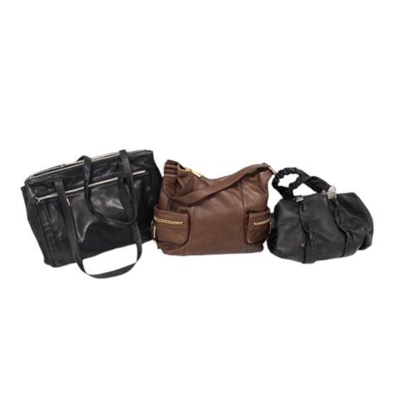 Vintage Furla, Neiman Marcus & Michael Kors Leather Bags/Satchel, 3 Pc