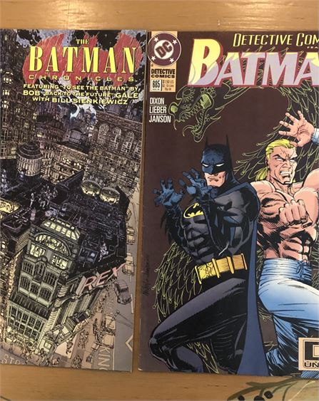 2 comics: Detective Comics, Batman. +. The Batman Chronicles