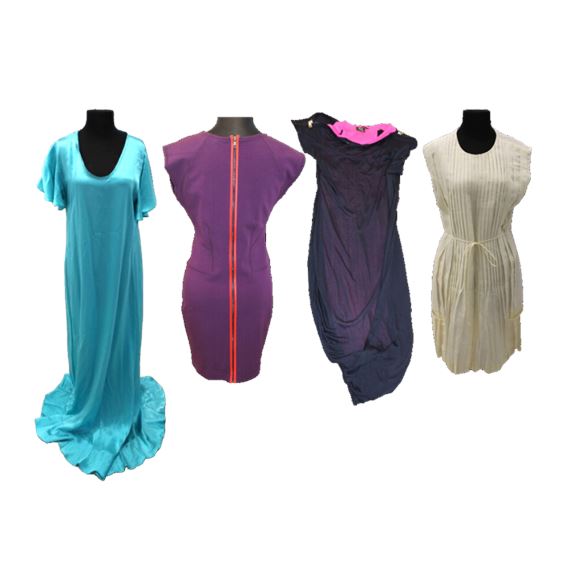 Four (4) Fabulous Dresses - Vanessa Vinci, Alexander McQueen, French Connection