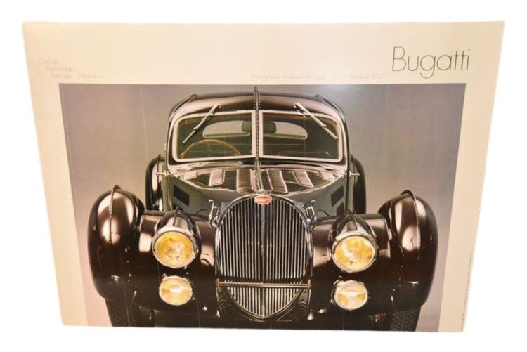 Bugatti Poster: photo by Jean Paul Caron, 57SC. Atlantique 1937