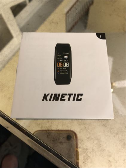 Kinetic Smart Watch….NEVER BEEN USED….(see pics)