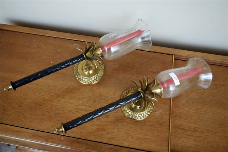 Pair Wall Candle Holders