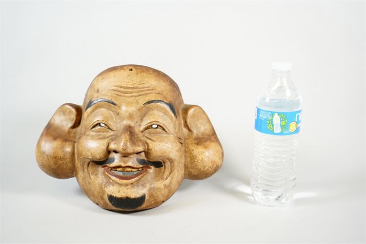 Antique Wooden Japanese Mask