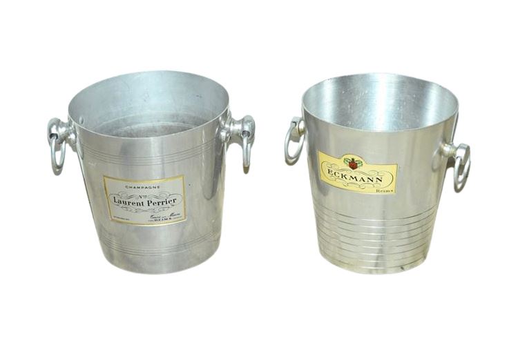 Two (2) Branded Ice Buckets