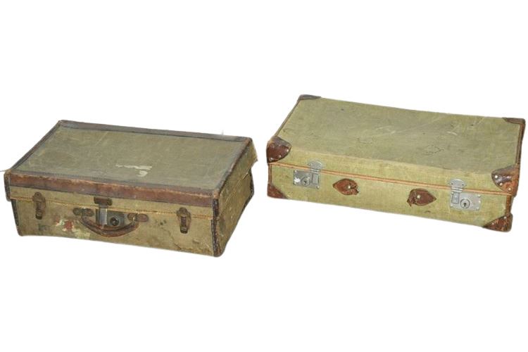 Two (2) Vintage Suitcases