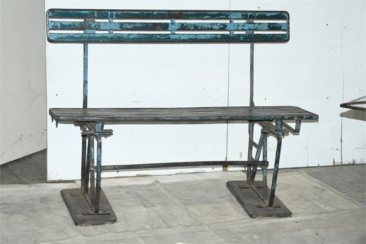 Vintage Metal Bench