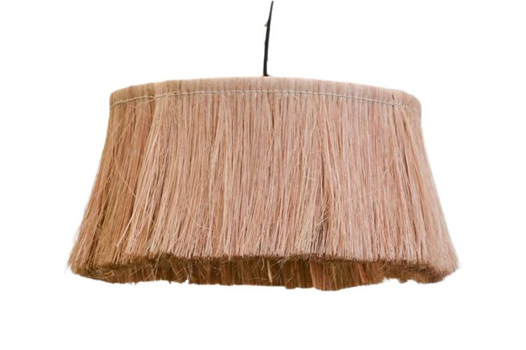 Jute Shade Pendant Light