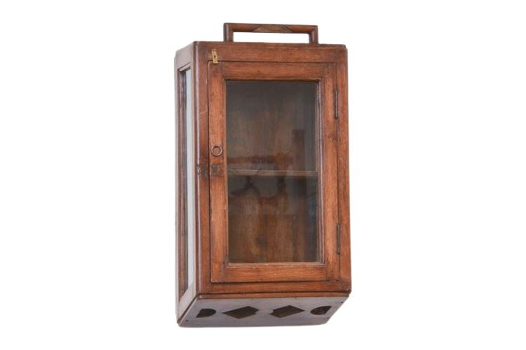 Vintage Wall Mounted Display Cabinet