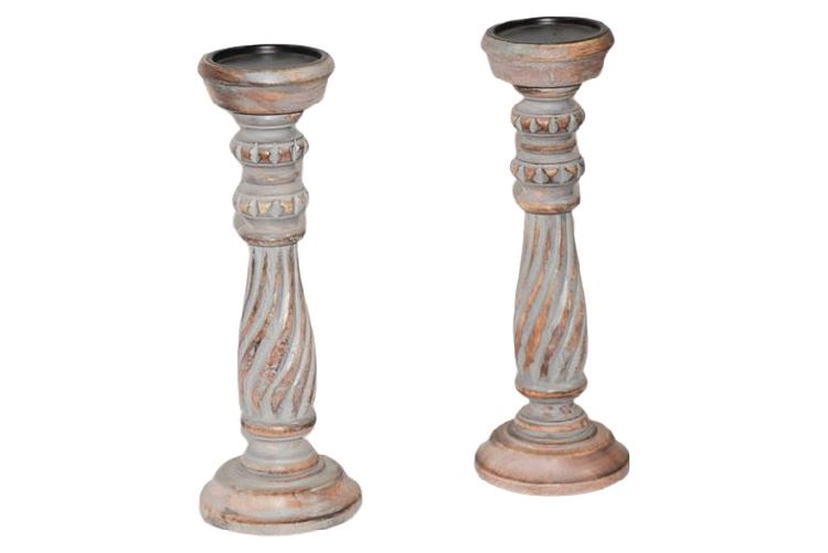 Pair Standing Candle Holders