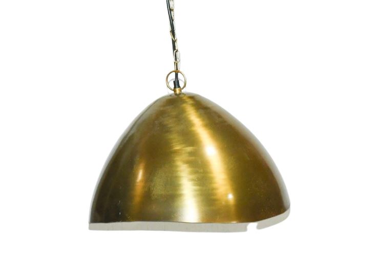 Modern Brass Pendant Light