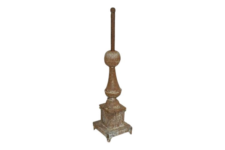 Weathered Metal Finial