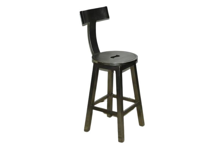 Modern Industrial Metal Stool