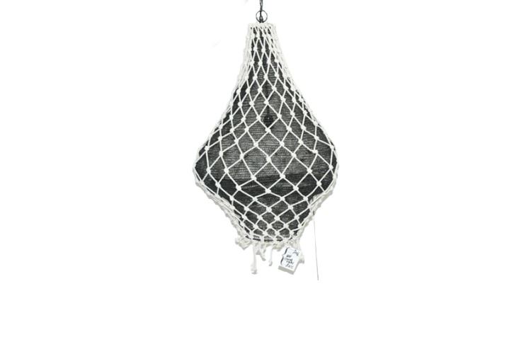 Rope and Metal Mesh Pendant Light