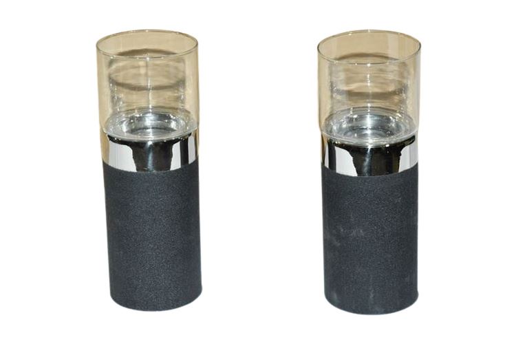 Pair Modern Candle Holders