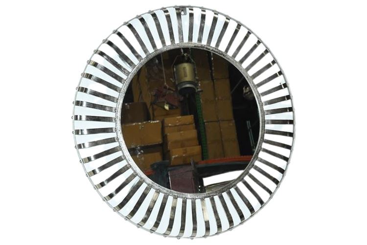 Round Metal Wall Mirror