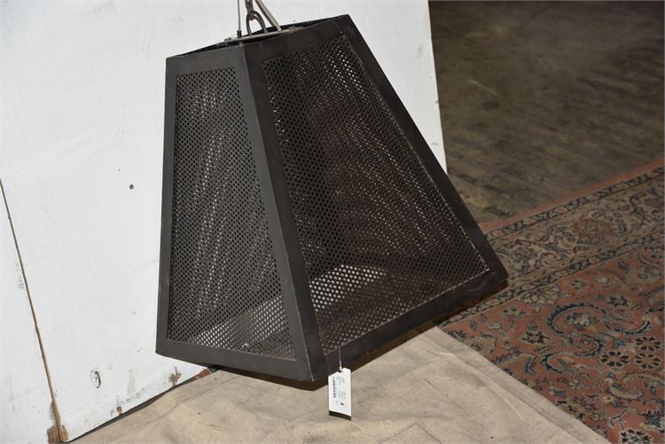 Rustic Industrial Perforated Urban Hanging Light