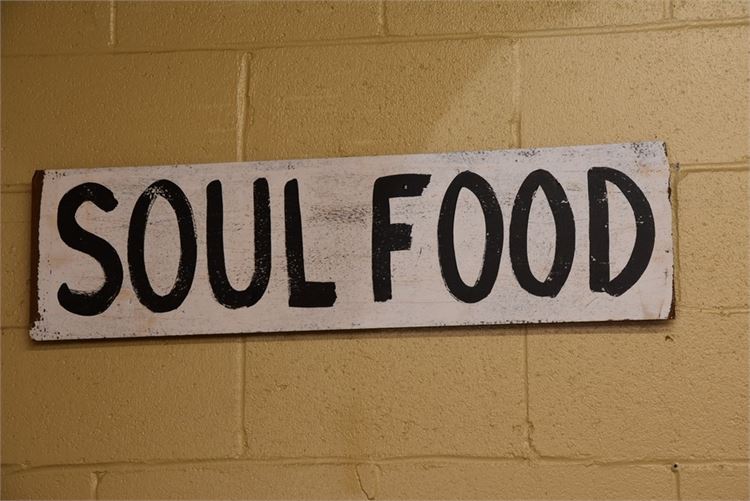 Painted Sole Food Sign