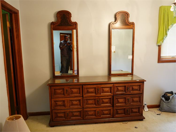 Mid Century Dresser & Mirrors