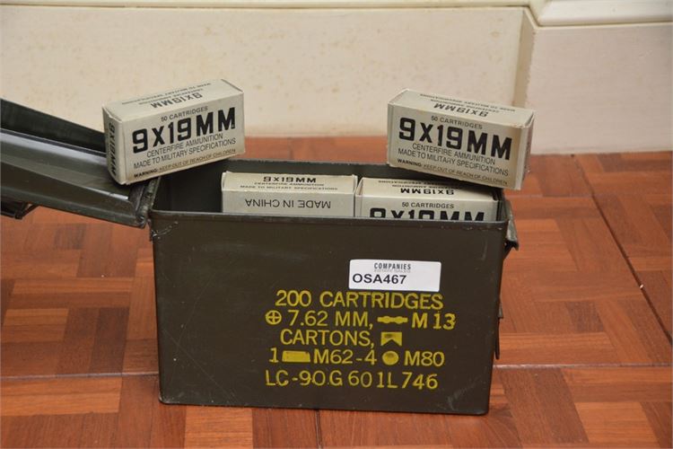 9x19MM CENTERFIRE AMMUNITION