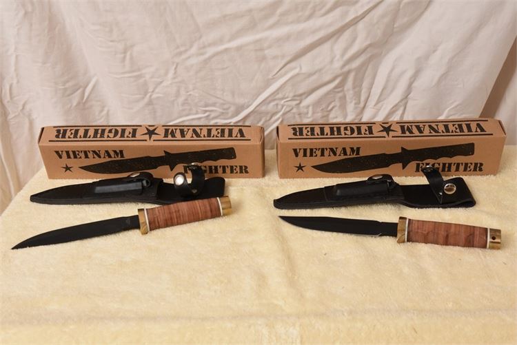 Two (2) VIETNAM FIGHTER Knives