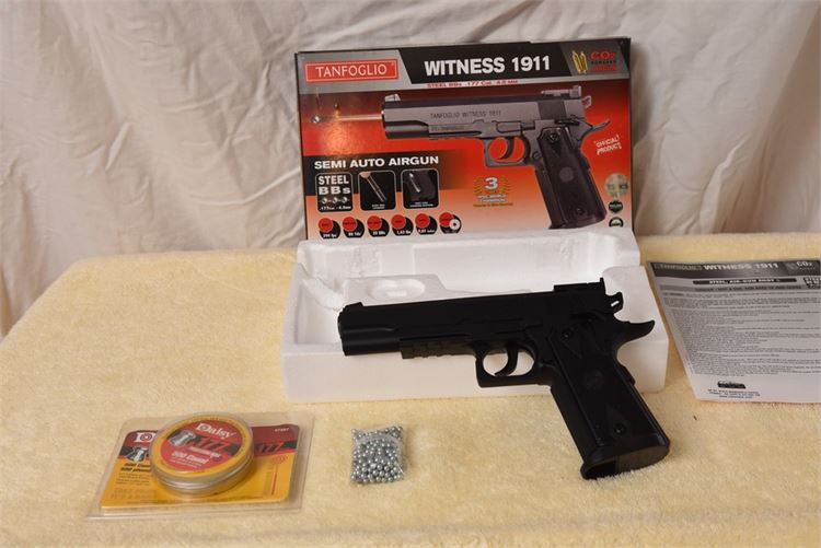 Airgun TANFOGLIO WITNESS 1911 STEEL BON 1977 CHUS UM TANFOGLIO WITNESS 1011 COX