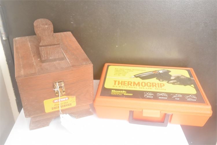 Shoe Shine Box and THERMOGRIP